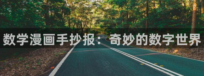 虞美人51漫画画：数学漫画手抄报：奇妙的数字世界